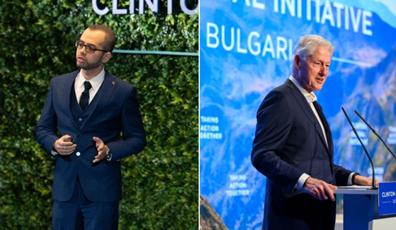Clinton Global Initiative 2023 event recognition.