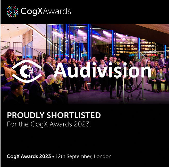 CogX Awards 2023 finals shortlist badge.
